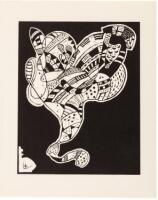 Woodcut plate from 10 Origin