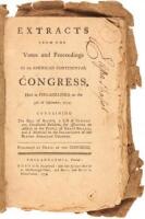 Extracts From the Votes and Proceedings of the American Continental Congress, Held at Philadelphia on the 5th of September, 1774. Containing The Bill of Rights, a List of Grievances, Occasional Resolves, the Association, an Address to the People of Great-