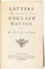 Letters Concerning the English Nation