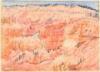 Original watercolor of Bryce Canyon, Utah