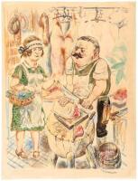 The Butcher and the Servant Girl