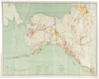 Two maps of Alaska and one of Oregon from the General Land Office