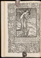 A Note by William Morris on His Aims in Founding the Kelmscott Press. Together With a Short Description of the Press by S.C. Cockerell & An Annotated List of the Books Printed Thereat