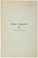 The Development of Muslim Jurisprudence: Inaugural Address of Duncan Black Macdonald, Professor of Semitic Languages, March 20, 1900