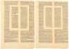 Eight original printed leaves from the Institutiones of Justinian I, with the Glossa ordinaria of Accursius