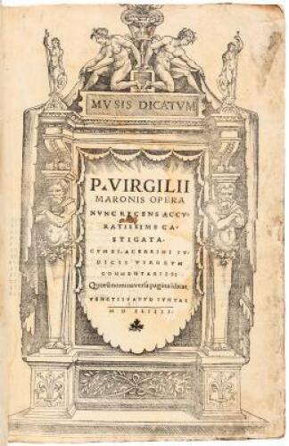 P. Virgilii Maronis Opera nunc recens accuratissime castigata. Cum XI. acerrimi iudicii virorum commentariis. Quoru[m] nomina versa pagina i[n]dicat