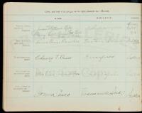 Guest book from the home of James Whitcomb Riley