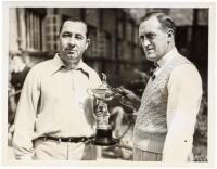 Photograph of golfing greats Walter Hagen and Charles Whitcombe