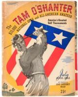 The $15,000 Tam O'Shanter National Open and All-American Amateur [All-American Amateur Tournament] - 1942 program, with solicitation for entries and "Welcome for Golfers and Their Wives"