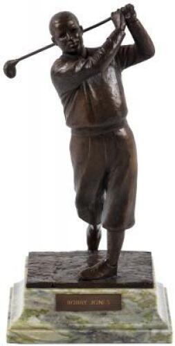 Bronze sculpture of Bobby Jones