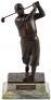 Bronze sculpture of Bobby Jones