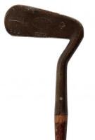 Brown's Patent Swan Neck Brass Putter, Model 20-J