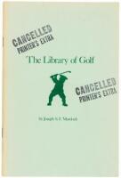 The Library of Golf, 1743-1966: A Bibliography of Golf Books, Indexed Alphabetically, Chronologically, & by Subject Matter