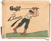 Golf: The Book of a Thousand Chuckles - The Famous Golf Cartoons by Briggs - with the rare original box