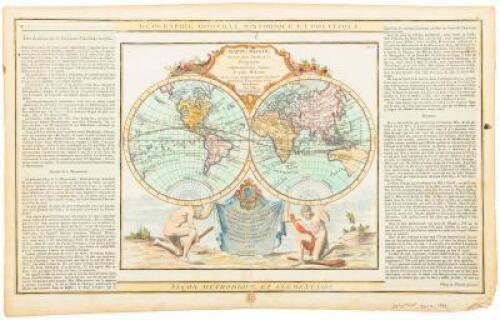 Mappe-Monde Dressee pour l'Etude de la Geographie, Relativement aux Auteurs les plus Modernes