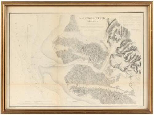 San Antonio Creek California. From a Trigonometrical Survey under the Direction of A.D. Bache, Superintendent of the Survey of the Coast of the United States