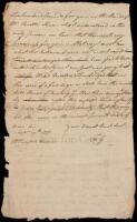 Draft Letter, signed with initials, predicting the defeat of General How[e]