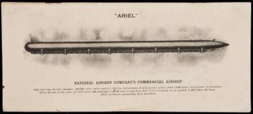 "Ariel" National Airship Company's Commercial Airship
