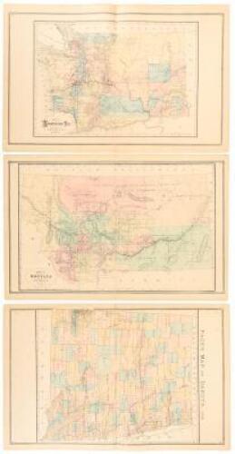 Three maps of U.S. states by H.R. Page