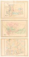 Three maps of U.S. states by H.R. Page