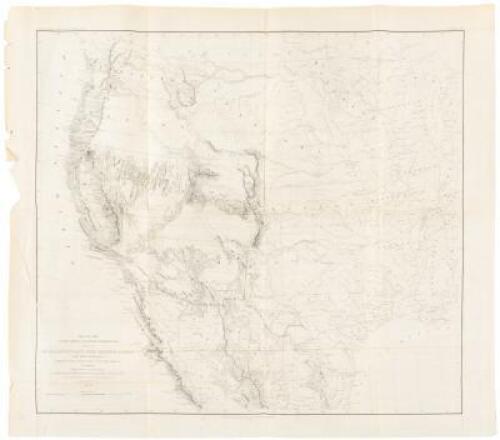 Map of the United States and Their Territories Between the Mississippi and the Pacific Ocean and Part of Mexico...