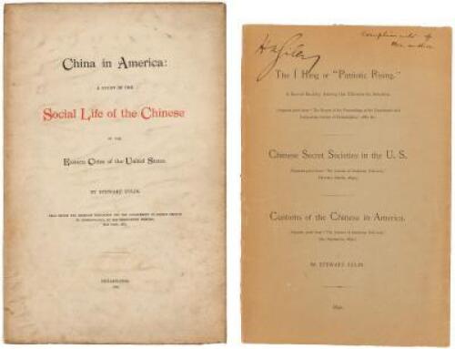 First classic studies of Chinese-American society