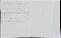 Autograph Letter, signed, concerning the Sacramento "Squatters War"