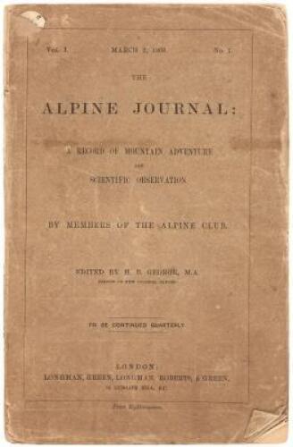 The Alpine Journal: A Record of Mountain Adventure and Scientific Observations by Members of the Alpine Club