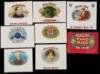 Approximately 110 cigar labels