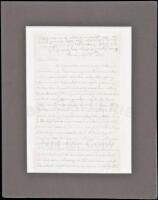 Autograph Letter Signed, from Freeman Foster, Jr., serving in the Union navy, to his father