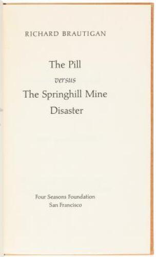 The Pill versus the Springhill Mine Disaster