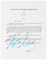One Flew Over the Cuckoo's Nest - with laid in signature