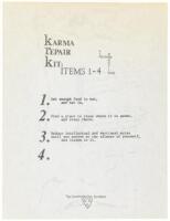 Karma Repair Kit: Items 1-4