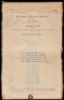 Abstract of Title for land in Dade County, Florida