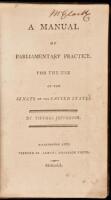 A Manual of Parliamentary Practice. For the Use of the Senate of the United States