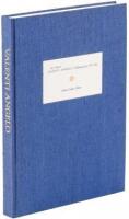 Con Amore Valenti Angelo: A Bibliography 1971-1982. With Reminiscences by his Friends