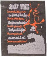 Twenty miscellaneous silk-screen prints by Kenneth Patchen from his "Glory Never Guesses" and "A Surprise for the Bagpipe Player" portfolios