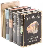 Six first editions by W. Somerset Maugham and one about his writings