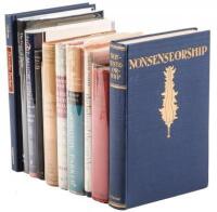 Ten volumes by or with contributions by Dorothy Parker, plus a bibliography of her writings