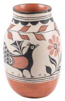 Large jar with bird and flower motif