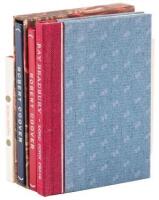 Four miniature books published by the Lord John Press including Ray Bradbury and John Updike