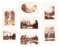 Six albumen photographs of Yosemite attributed to Carleton Watkins