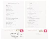 Three proofs/manuscripts by Ray Bradbury from the Lord John Press