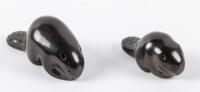 Pair of beaver animal figures