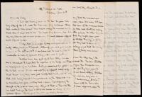 Autograph Letter, signed, giving an eyewitness account of the U.S. Naval attack on Cuba