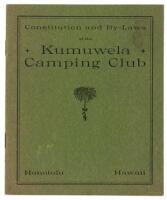 Constitution and By-Laws of the Kumuwela Camping Club