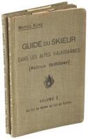 Guide du skieur dans les Alpes Valaisannes (Walliser-Skif&uuml;hrer)...
