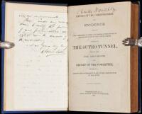 Report of the Commissioners and Evidence Taken by the Committee on Mines and Mining of the House of Representatives of the United States, in Regard to the Sutro Tunnel, together with the Arguments and Report of the Committee, Recommending a Loan by the Go