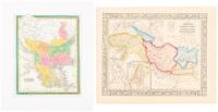 Two maps, of central/west Asia & Balkan states