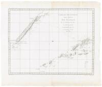 Carte des D&eacute;couvertes faites dans la Mer Pacifique sur la Vaisse au de Roi, La Resolution, Command&eacute; par le Capitaine Cook en 1774